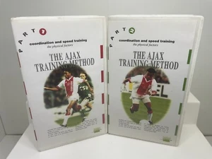 AJAX Fußball VHS Trainingsmethode Koordination & Geschwindigkeit Teil 1 & 2 Vintage Lernen - Bild 1 von 6