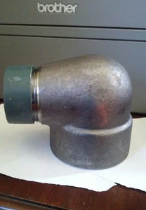 90 Grad Winkel Rohrverschraubung SA105N 4 2 7 3 B16 M - Bild 1 von 2