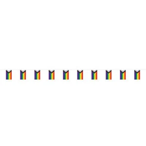 Beistle Pride Flag Pennant Banner - Party Supply Decoration for Rainbow - Picture 1 of 1