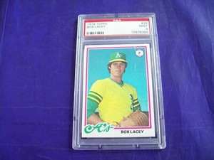 1978 TOPPS #29 BOB LACEY PSA 9