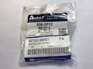 506-0012 GENUINE BRAND NEW HYUNDAI SONATA 2001-2004 SWITCH ASSY - TRIPLE - Picture 1 of 2