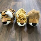Russ Berrie Plush 6" Lion Tiger Leopard Beanbag Plush Plushie Stuffed Animal LOT