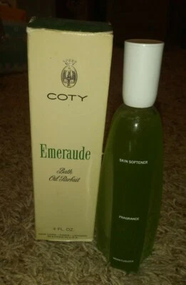 ACEITE DE BAÑO PERFUMADO ESMERAUDE VINTAGE 4 OZ / 120 ML por COTY *RARO* NUEVO EN CAJA Foto 1 de 4
