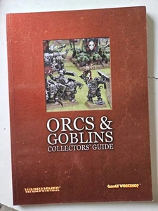 Orcos y Goblins GW Warhammer Fantasía Juegos de Batalla Taller Libro de Coleccionistas - Imagen 1 de 4