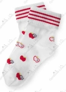 Gymboree vintage 2003 CANDY APPLE SOCKS XL/XXL 6 7 nwt SHOE SIZE 12-13 - Picture 1 of 2