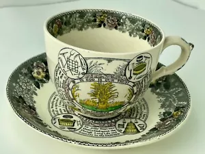 Adams Staffordshire The Farmers Arm's Cup and Saucer - Picture 1 of 12