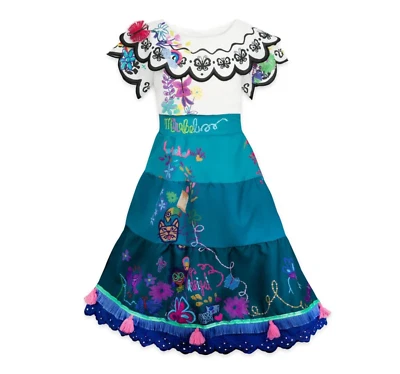 Disney Parks Girls Encanto Mirabel Costume Youth Size 7/8 Halloween - NEW - Image 1 of 4