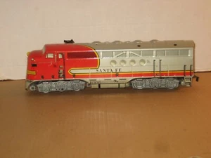 O Gauge Marx Santa Fe Metal/Tin F3 Diesel Powered A Unit Runs! - Picture 1 of 6