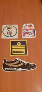 Lot Of 4 Stickers-Admiral-Disney-Superga Sport-Strike In Good Condition - Picture 1 of 5