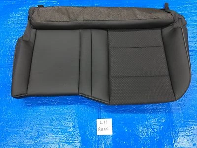 2014-2018 GMC SIERRA ALL TERRAIN LEFT REAR SEAT COVER BOTTOM CLOTH + VINYL BLACK - Image 1 of 4