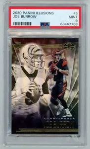Joe Burrow 2020 Panini Illusions Football RC #5 PSA NEUWERTIG 9 - Bild 1 von 2