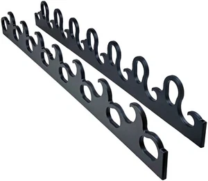 15 Deluxe Fishing Rod Pole Reel Holder Garage Wall Ceiling Mount Rack Organizer - Picture 1 of 8