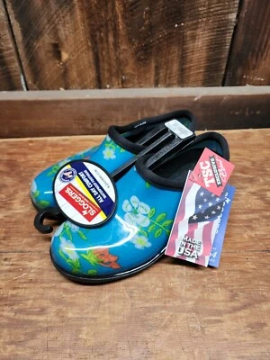 Sloggers Para Mujer Talla US 6 Azul Prado Impermeable Calzado Floral Flores Foto 1 de 4