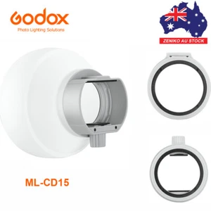 Godox ML-CD15 Diffusion Dome Kit with 3 Adapters for V1 V860III ML60 AD300PRO - Picture 1 of 13