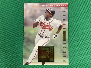 1996 Donruss Press Proofs #468 Mike Devereaux Atlanta Braves - Picture 1 of 1