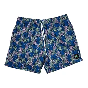 Traje de baño Island Planet baúles de baño para hombre talla XL azul verde rosa piña - Imagen 1 de 8