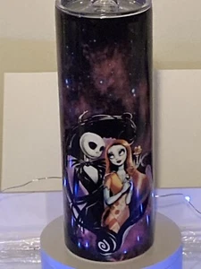 20oz glow in the dark, True Love Never Dies, Jack Skellington Tumblr. Insulated. - Picture 1 of 4