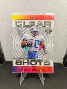 Barry Sanders Panini Illusions Clear Shots Detroit Lions NFL Trading Card - Bild 1 von 2