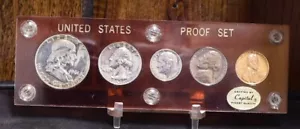 1961 US Proof Set in Red Capital Plastic (#59298-L) - Picture 1 of 4