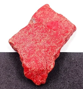 77.65 Ct Certified Natural Red Turquoise Arizona Slab Rough Loose Gemstone 5MSM - Picture 1 of 6
