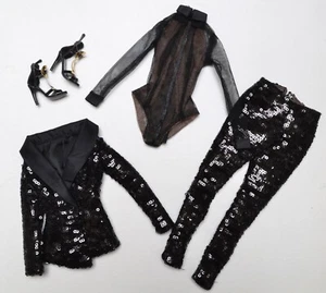 FICON ELEGANTE OUTFIT para 16" FICON DOLLS Chaqueta Pantalones Body y Tacones (DP) - Imagen 1 de 3