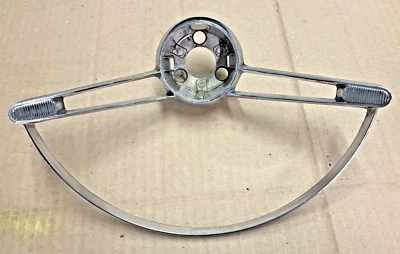 Volante anillo bocina cromado original GM Chevy Corvair 1962-63 OEM 3 Foto 1 de 4