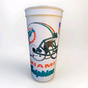 Vintage Miami Dolphins ICEE Cup 16 oz retrò NFL da collezione Stadium Cup - Foto 1 di 6