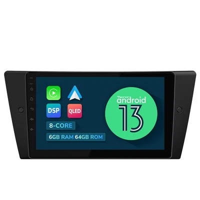 Per BMW 3er E90-E93 323 325 328 E90A12S 6+64 Android 13 Autoradio 9" GPS CarPlay - Immagine 1 di 4