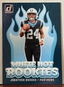 Jonathon Brooks 2024 Panini Donruss White Hot Rookies #6 F10 - Imagen 1 de 1