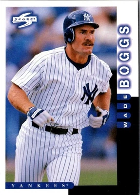 1998 Score Wade Boggs #221 New York Yankees Baseball Card - Image 1 of 2
