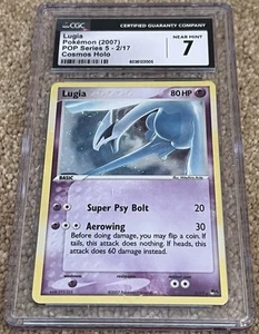 Pokemon CGC 7 Lugia - POP Series 5 - 2007 - 2/17 - Kosmos Holo - Bild 1 von 2