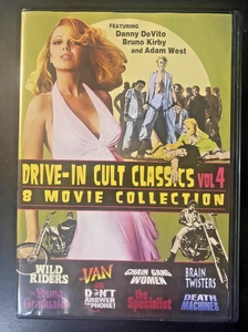 Drive-In Cult Classics Volume 4 (DVD) 8 Movie Collection - VERY GOOD SHAPE - Bild 1 von 2