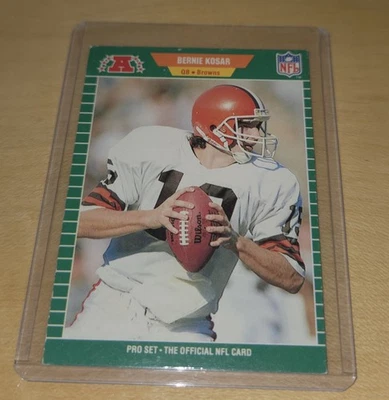 Bernie Kosar #77 1989 Pro Set Cleveland Browns - Image 1 of 2