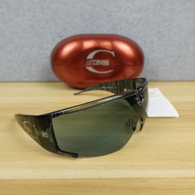 Gafas de sol unisex Roberto Cavalli tonos azules JC085S T44 136 con estuche rígido Foto 1 de 4