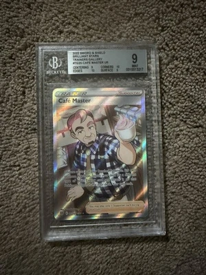 Cafe Master TG25/TG30 Swsh09: Brilliant Stars Trainer Gallery Holo BGS 9 - Image 1 of 2