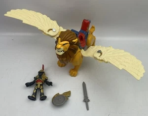 ⭐ Fisher-Price Imaginext King Leonidis Griffin Winged Lion Knight - COMPLETE ⭐ - Foto 1 di 4