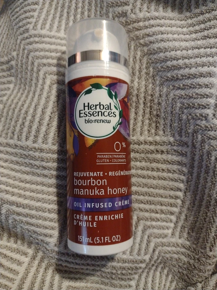 Crema infundida de aceite de miel de manuka bourbon renovar esencias herbales descontinuadas 5 oz  Foto 1 de 2