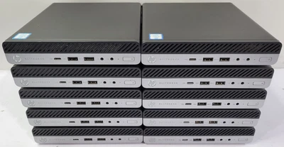 LOT 10 HP EliteDesk 800 G3 DM 35W Mini 2.50GHz Core i5 6500T 8GB RAM NO HDD (c) - Image 1 of 4