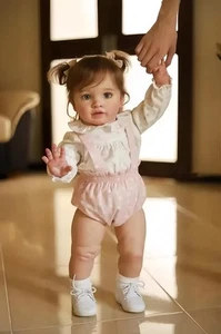 Real Life Reborn Baby Puppe Todder Girl 26 Zoll groß süß realistisch bunt - Bild 1 von 9