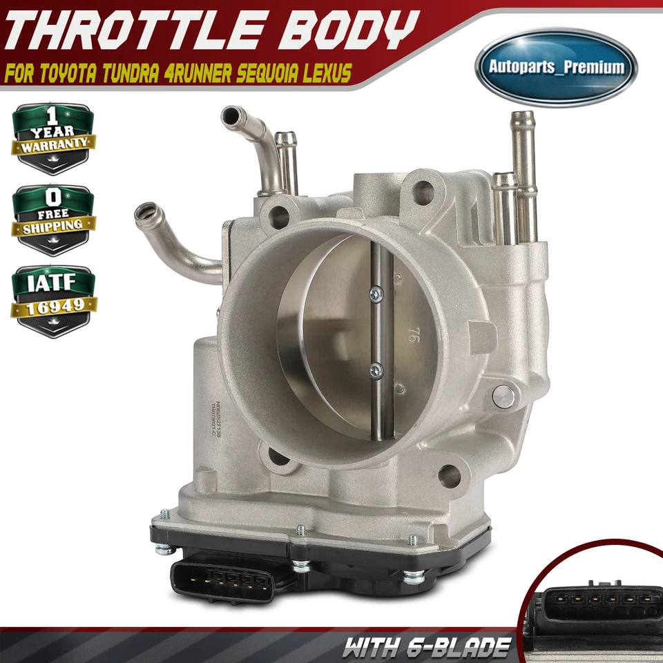 Throttle Body for Toyota Tundra 4Runner Sequoia Land Cruiser Lexus GX470 LX470 - Image 1 of 4