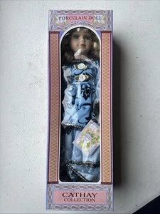 Cathay Collection Porcelain Doll 20” Tall “Linda” In Box - Picture 1 of 11