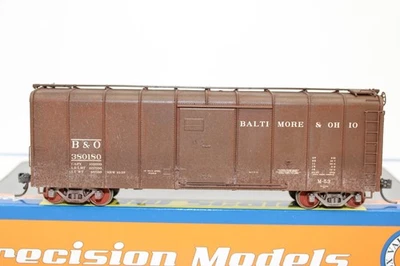 Fox Valley Models HO B&O Baltimore Ohio Original Wagontop Box Car Weathered - Image 1 of 4