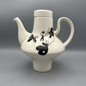 Southwest Pottery Tea Pot, Hand-painted by Sharon Prentice, 1973 Vintage - Picture 1 of 10