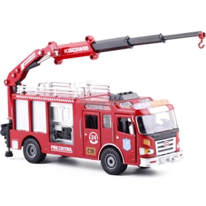 1:50 Rescue Fire Engine Diecast Fire Truck Toy Cars Toys for Boys Kids Gifts - Picture 1 of 7