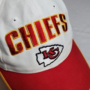 Vintage Kansas City CHIEFS Hat Embroidered Spellout Snapback Twins Enterprise - Picture 1 of 16
