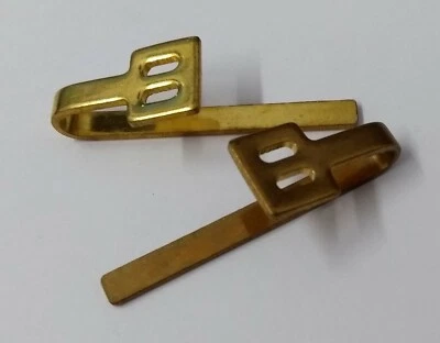 Original Vintage Militar Edición Chaqueta Túnica O Abrigo Latón Belt Ganchos X2 - Imagen 1 de 4