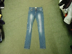 Pantalones de mezclilla ajustados para dama Miss S talla 8 pierna 30" azul mediano descolorido - Imagen 1 de 1