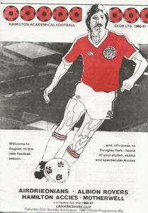 Hamilton v Albion Rvs v Airdrie v Motherwell Lanarkshire Cup 4TT Aug 1980 - Picture 1 of 9