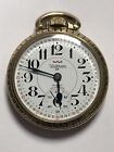 Vintage 10k Rolled Gold Plated Waltham 25 Jewels Open Face Pocket Watch