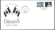 Canada   # 1162 & 1163     " QUEEN ELIZABETH II"      Brand  New   1987   Issue